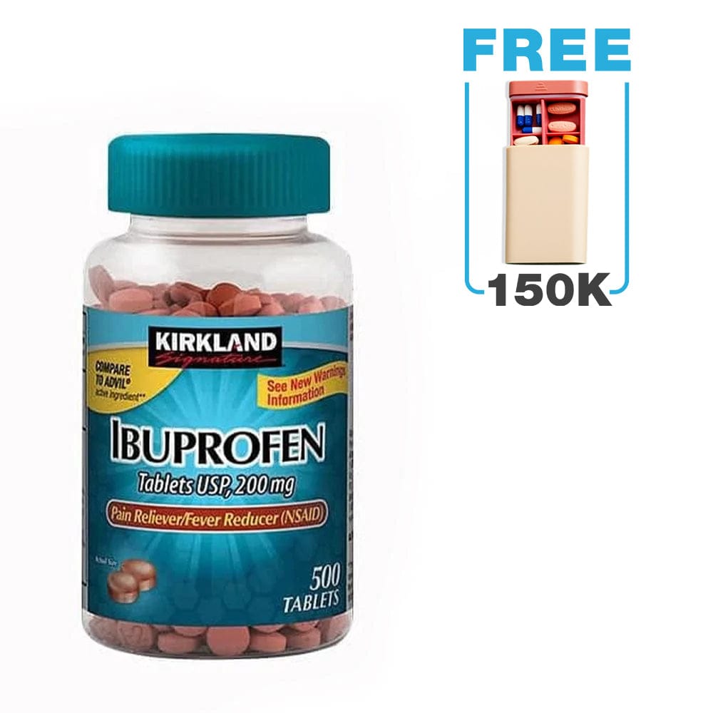 Viên uống kháng viêm giảm đau hạ sốt Kirkland Ibuprofen 200mg (500 viên)