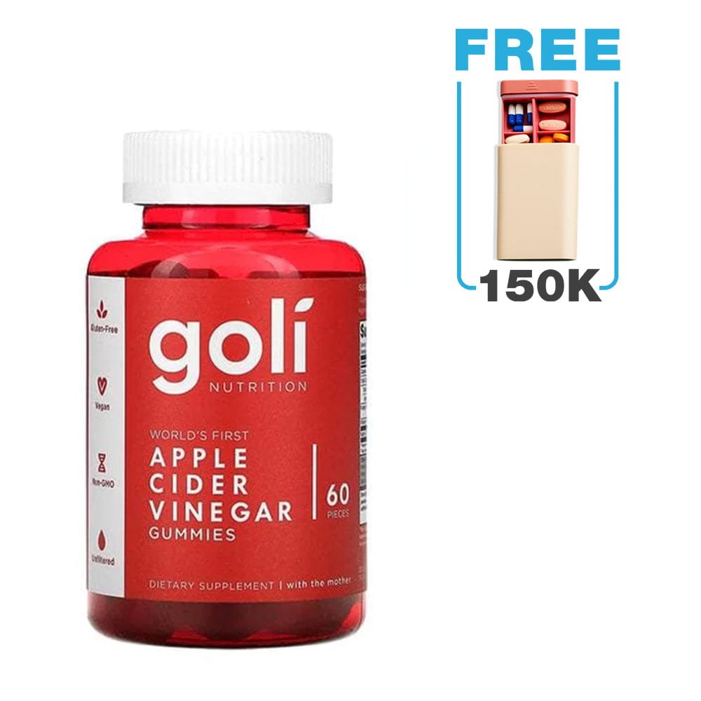 Kẹo dẻo giảm cân Goli Apple Cider Vinegar giấm táo (60 viên)