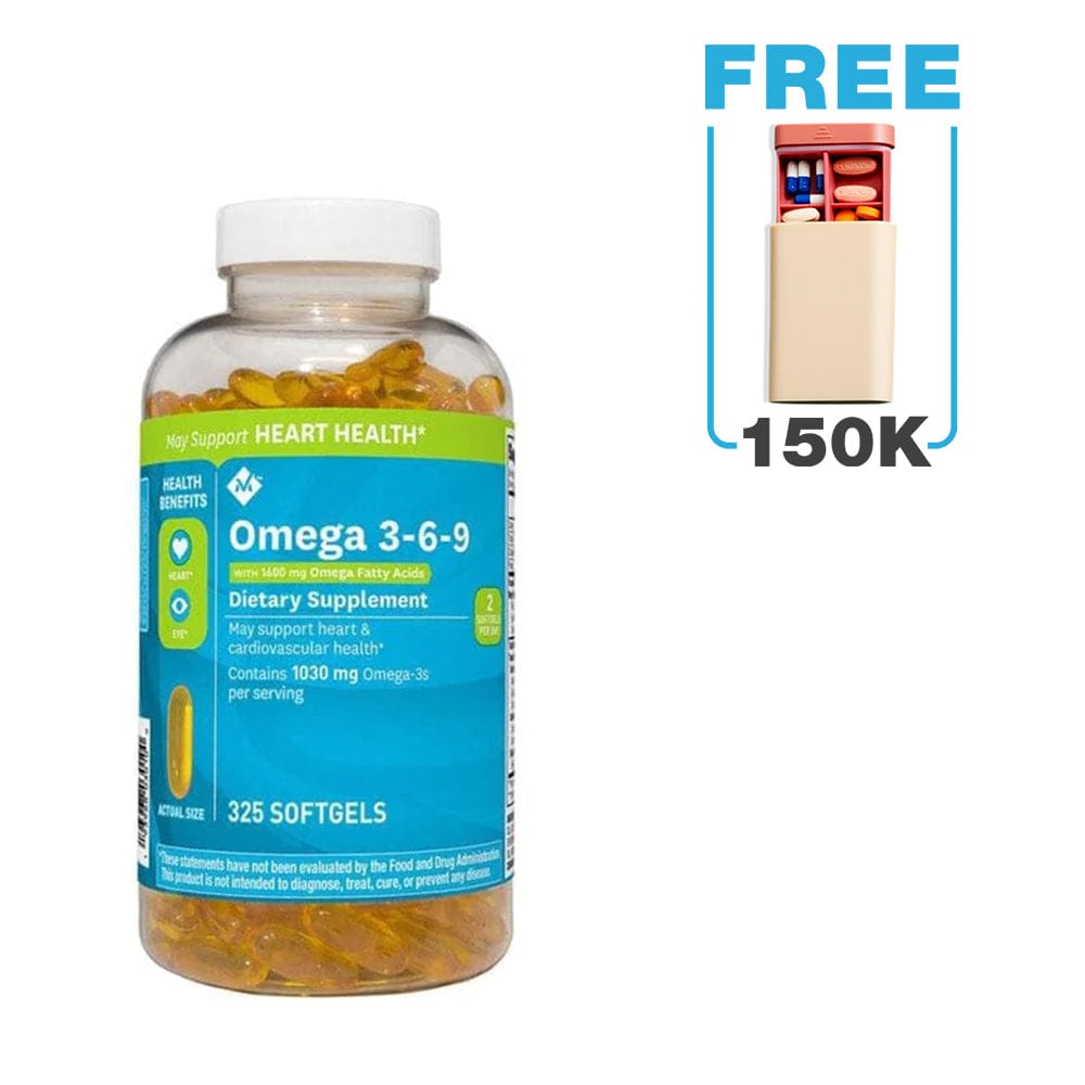 Dầu cá Member’s Mark Omega 3-6-9 Supports Heart Health (325 viên)