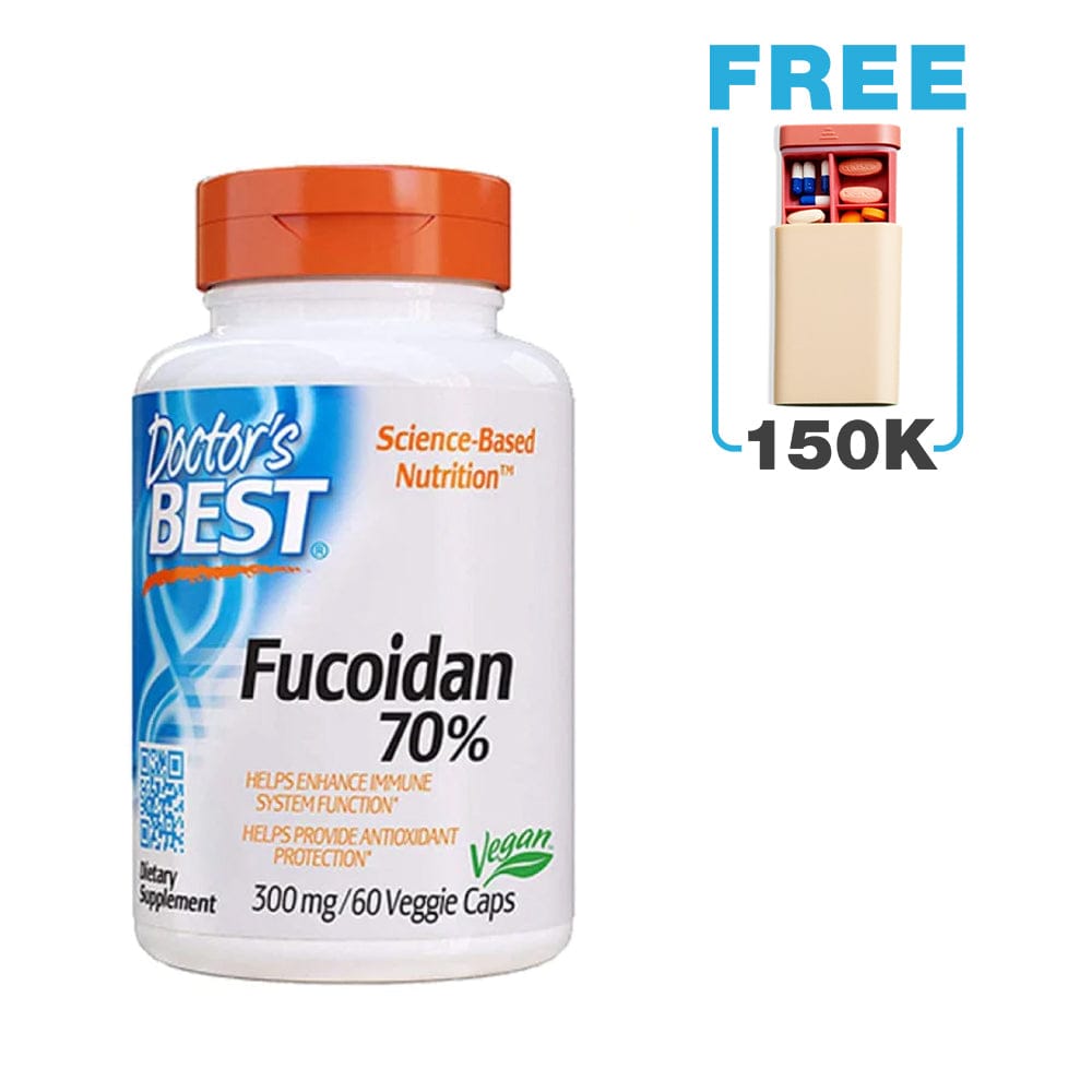 Viên uống ngừa ung thư Doctor's Best Best Fucoidan 70% (60 viên)