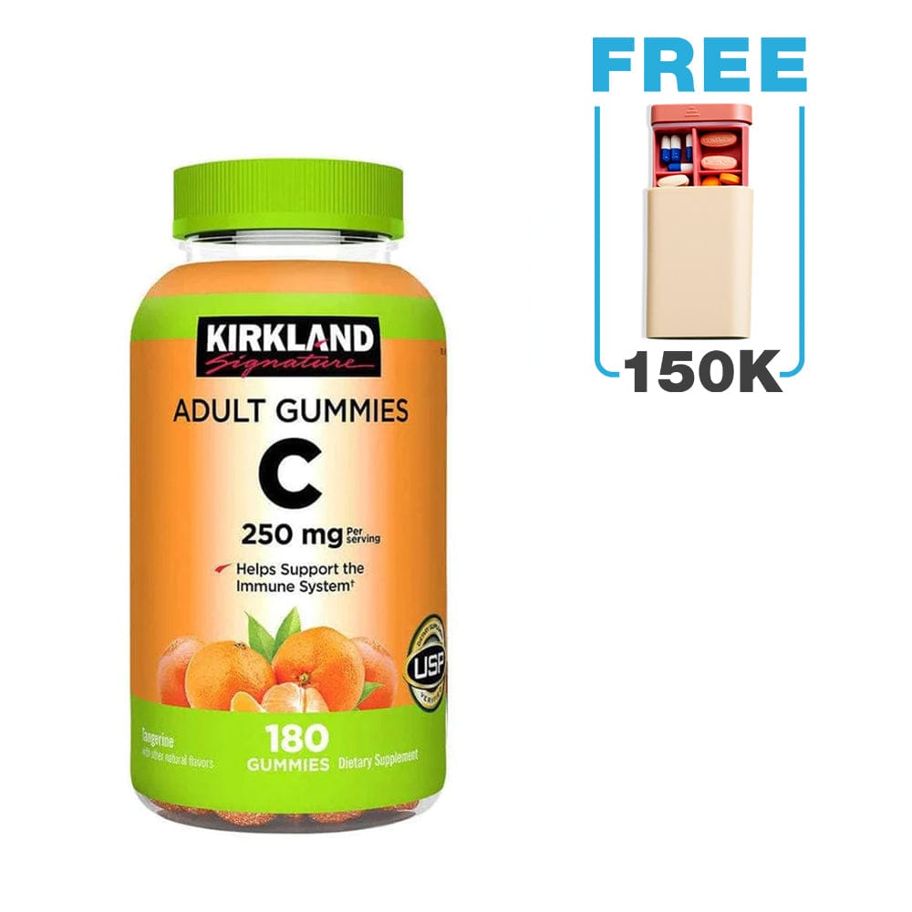 Kẹo dẻo bổ sung Vitamin C Kirkland Adult Gummies C 250mg (180 viên)