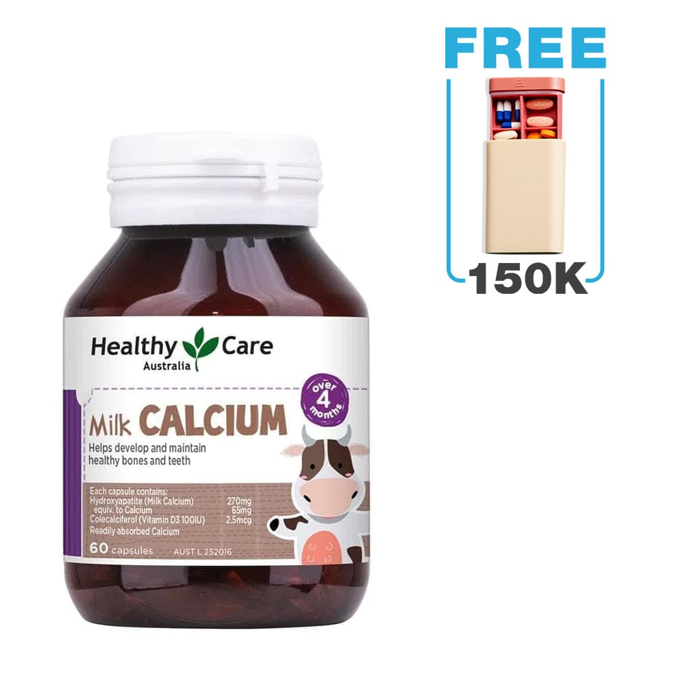 Viên uống Canxi sữa Healthy Care Milk Calcium (60 viên)